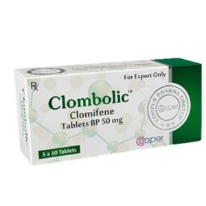 Cooper Pharma Clombolic Clomifeno 50mg 50 Tabletes
