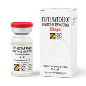 Landerlan Testenat Depot Enantato de Testosterona 250mg 4ml