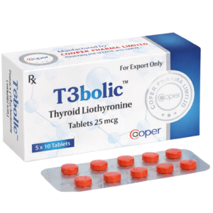 Cooper Pharma T3bolic Thyroid Liothyronine 25mcg 50 tabletes | T3