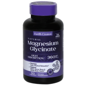 Earth's Creation Magnésio Glycinate 90 Cápsulas